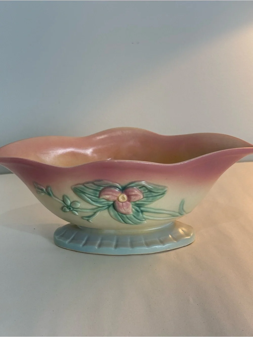 Vintage HULL ART Pottery U.S.A. W-21-12 WILDFLOWER 12